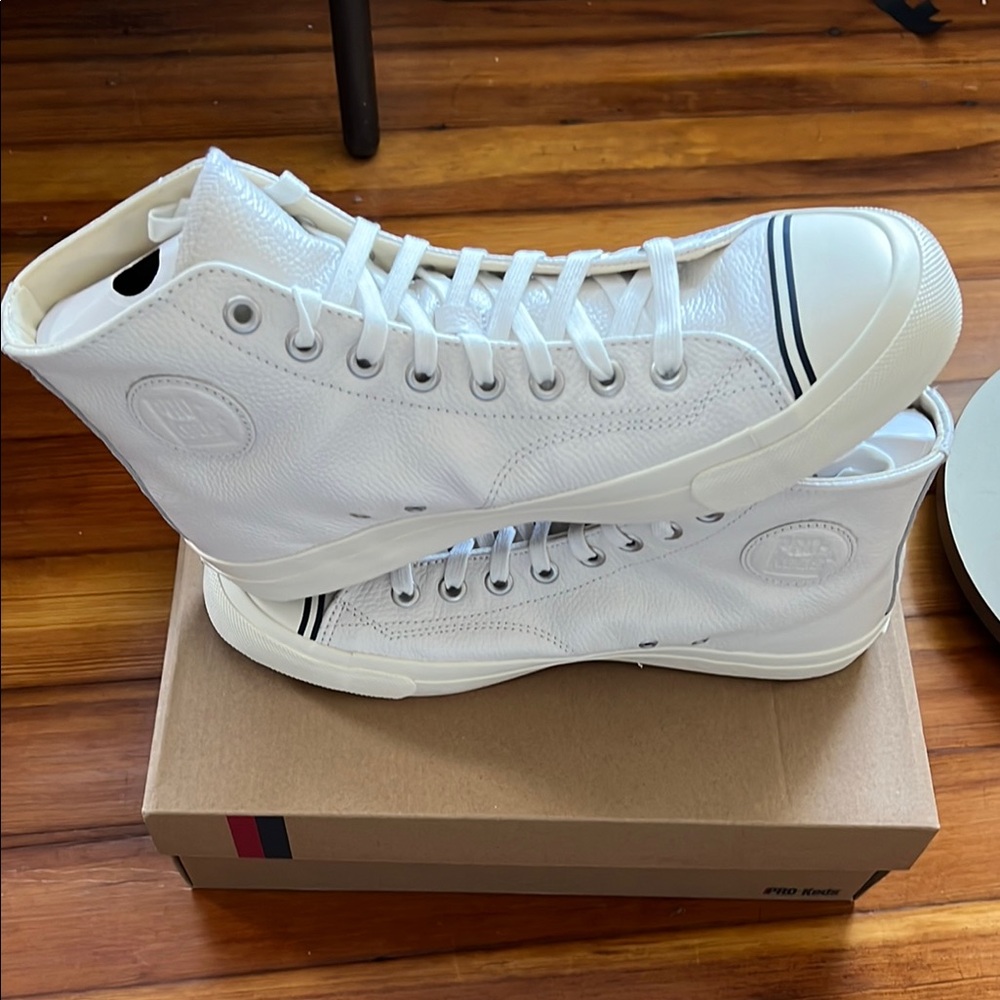PRO KEDS ROYAL HI LEATHER WHITE